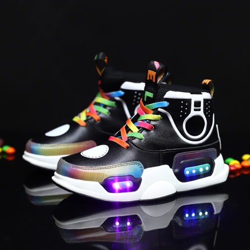 LED Light Up Shoes Boys Girls Kids Flashing Sneakers