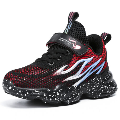 Kids Flame Sneakers Boys Girls Trainer Shoes