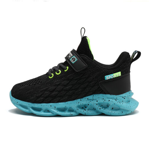 Kids Fish Scale Sneakers Boys Girls Trainer Shoes