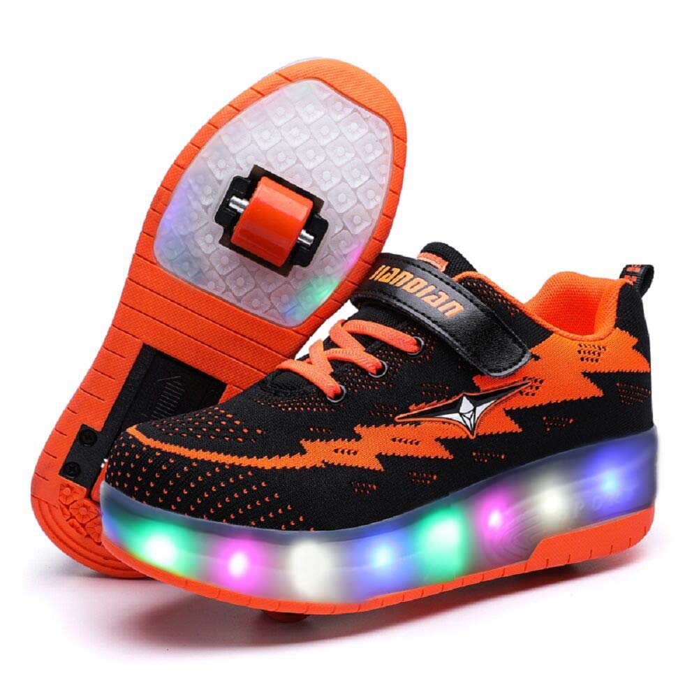 Roller Skates Boys Girls Kids Led Light Up Shoes Sneakers Skating Shoes ...