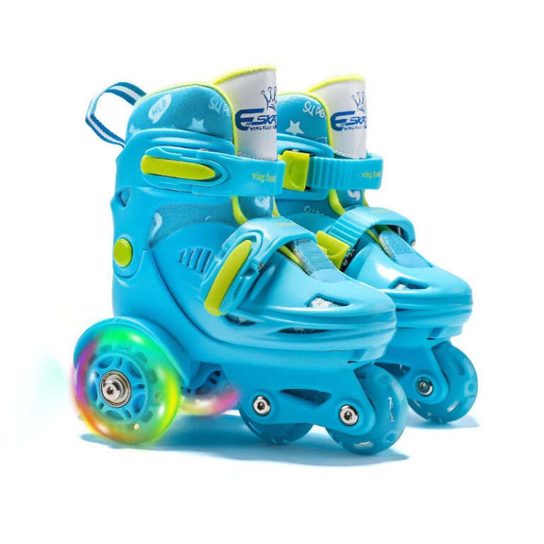 Kids Boys Girls Roller Skates Adjustable Skating Shoes for Beginners