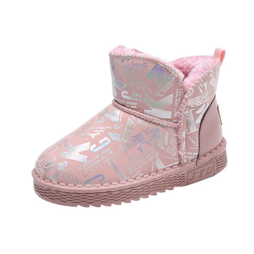 Boys Girls Kids Snow Boots Waterproof Winter Shoes