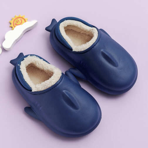 Kids Warm House Slippers Winter Indoor Home Shoes
