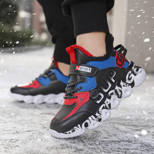 Kids Winter Snow Sneakers Boys Girls Trainer Shoes