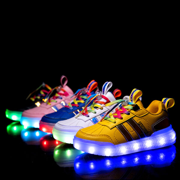 LED Light Up Shoes Kids Boys Girls 4 Colors Flashing Sneakers - Anrbo.com