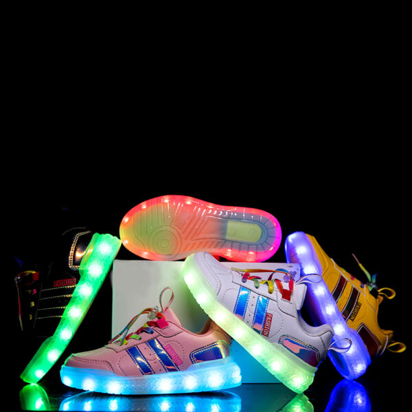 LED Light Up Shoes Kids Boys Girls 4 Colors Flashing Sneakers - Anrbo.com