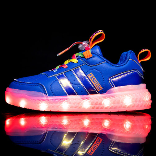 LED Light Up Shoes Kids Boys Girls 4 Colors Flashing Sneakers