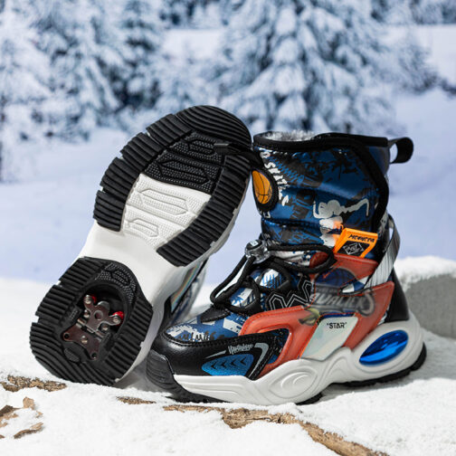 Boys Kids Snow Boot Winter Shoes Sneakers