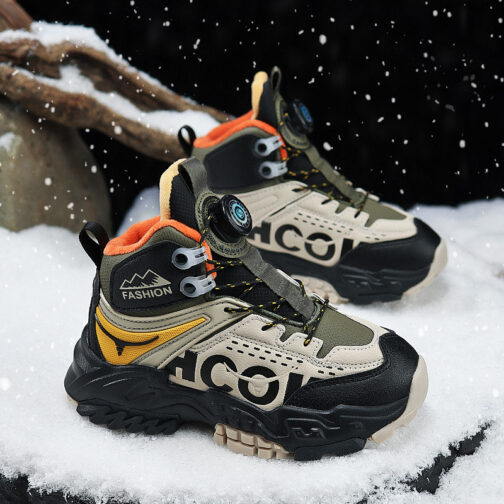 Kids Boys Snow Boots Girls Winter Sneakers