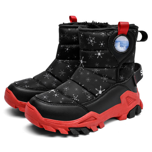 Kids Snow Boots Boys Fashion Winter Shoes