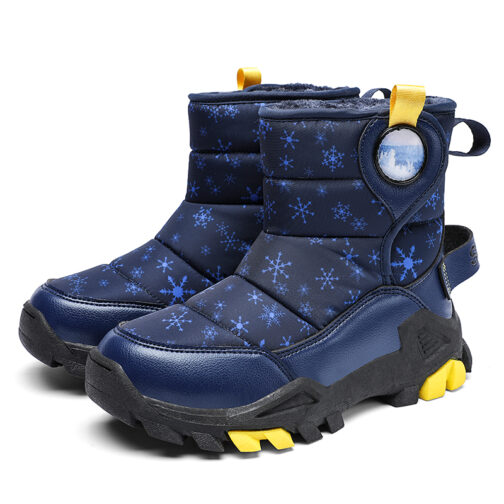 Kids Snow Boots Boys Fashion Winter Shoes