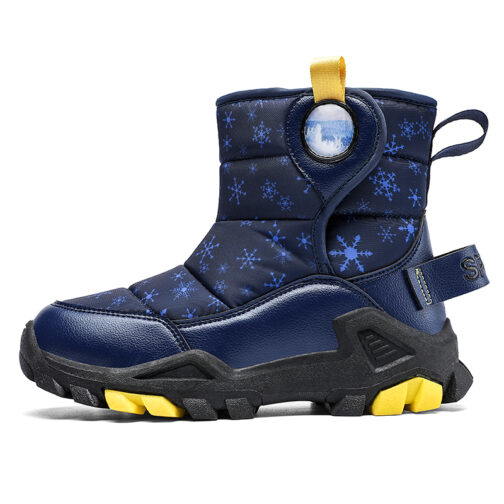 Kids Snow Boots Boys Fashion Winter Shoes