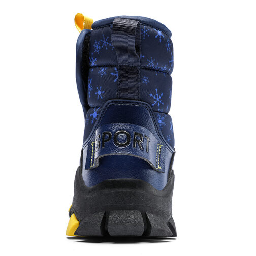 Kids Snow Boots Boys Fashion Winter Shoes 7