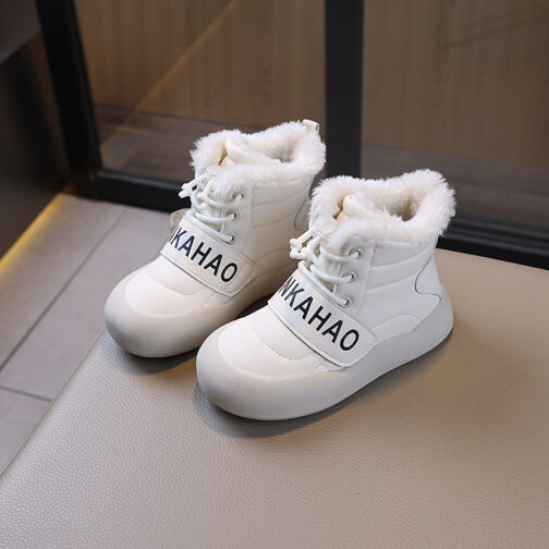 Kids Snow Boots Boys Girls Cute Winter Shoes 4