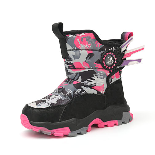 Kids Snow Boots Boys Girls Fashion Winter Shoes