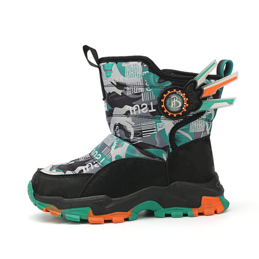 Kids Snow Boots Boys Girls Fashion Winter Shoes