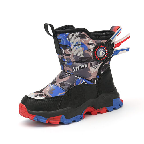 Kids Snow Boots Boys Girls Fashion Winter Shoes