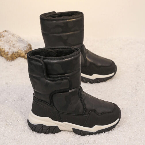 Kid’s Snow Boots Boys Girls Fur Winter Shoes