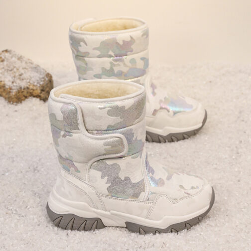 Kid’s Snow Boots Boys Girls Fur Winter Shoes