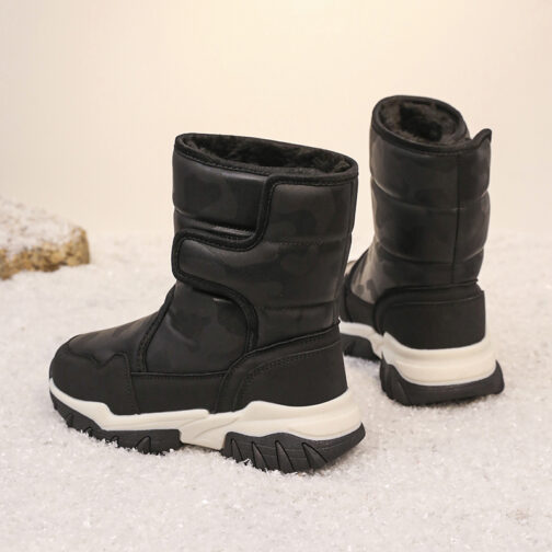 Kid’s Snow Boots Boys Girls Fur Winter Shoes