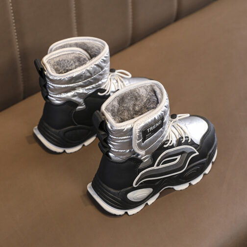 Kid’s Snow Boots Boys Girls Fur Winter Shoes