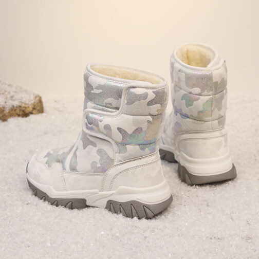 Kid’s Snow Boots Boys Girls Fur Winter Shoes