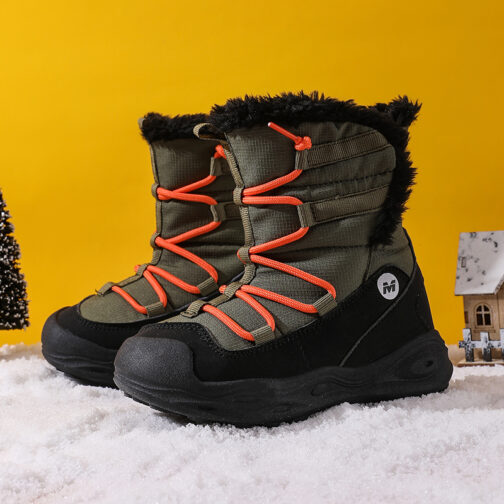 Kids Snow Boots Boys Girls Warm Winter Shoes