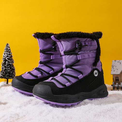 Kids Snow Boots Boys Girls Warm Winter Shoes