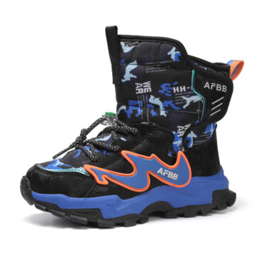 Kids Snow Boots Boys Girls Waterproof Winter Boots Shoes