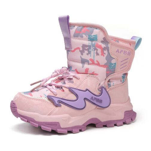 Kids Snow Boots Boys Girls Waterproof Winter Boots