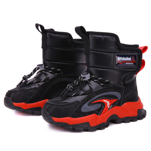 Kids Snow Boots Boys Girls Waterproof Winter Shoes