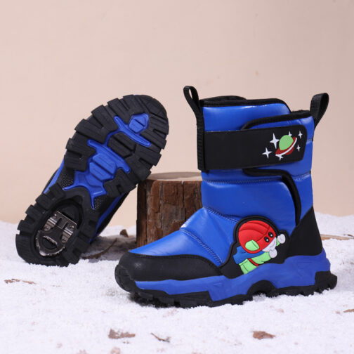 Kids Snow Boots Boys Girls Waterproof Winter Shoes Sneakers