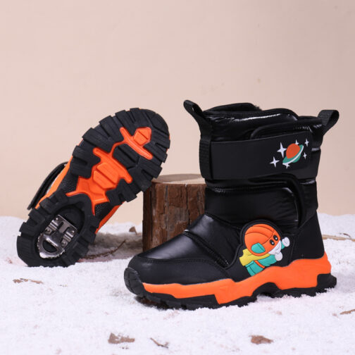 Kids Snow Boots Boys Girls Waterproof Winter Shoes Sneakers