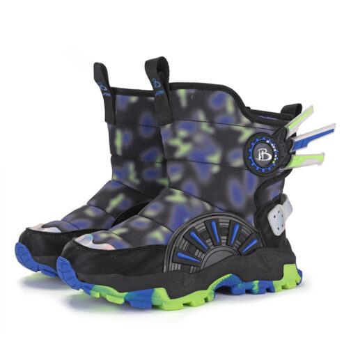 Kids Snow Boots Boys Lightweight Winter Shoes