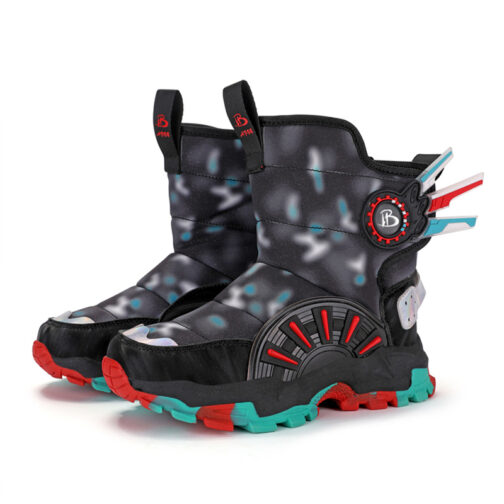 Kids Snow Boots Boys Lightweight Winter Shoes