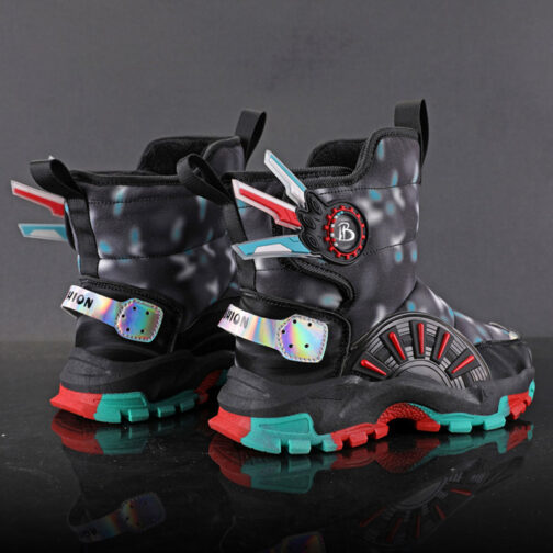 Kids Snow Boots Boys Lightweight Winter Shoes