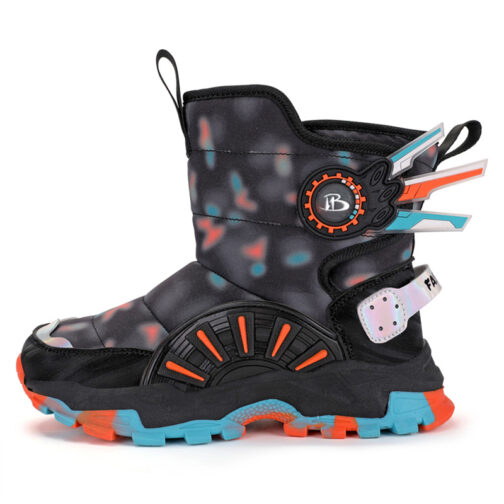 Kids Snow Boots Boys Lightweight Winter Shoes