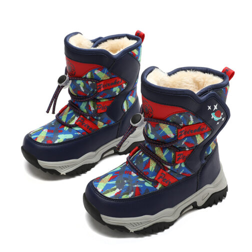 Kid's Snow Boots Boys Stylish Winter Shoes