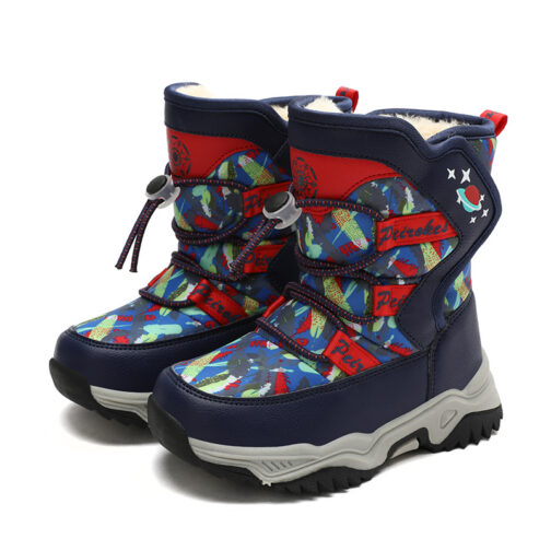 Kid's Snow Boots Boys Stylish Winter Shoes