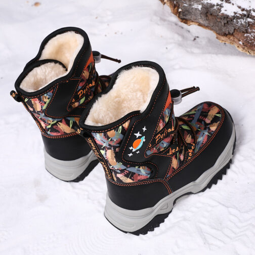 Kid's Snow Boots Boys Stylish Winter Shoes