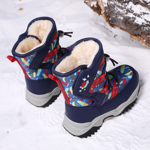 Kid's Snow Boots Boys Stylish Winter Shoes