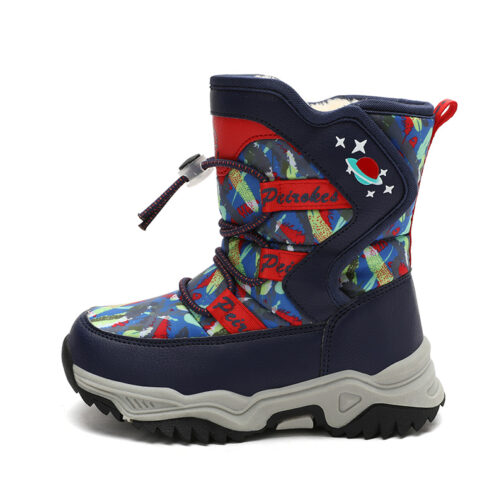 Kid's Snow Boots Boys Stylish Winter Shoes