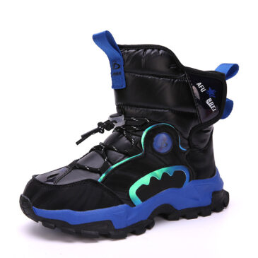 Kids Snow Boots Boys Waterproof Winter Shoes