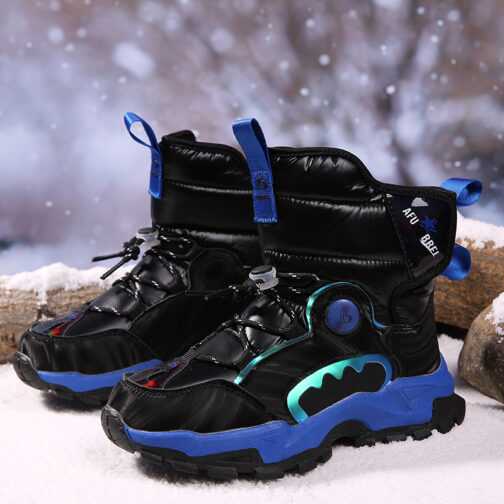 Kids Snow Boots Boys Waterproof Winter Shoes