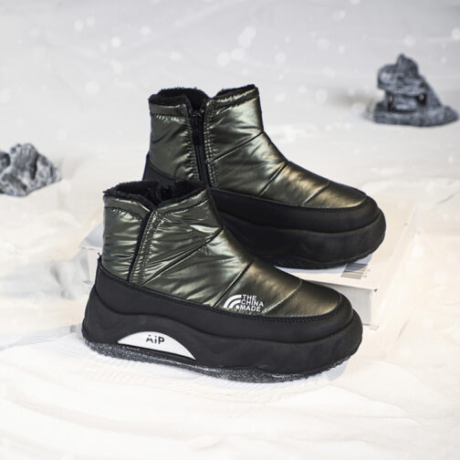 Kids Snow Boots Boys Waterproof Winter Sneakers