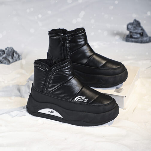 Kids Snow Boots Boys Waterproof Winter Sneakers