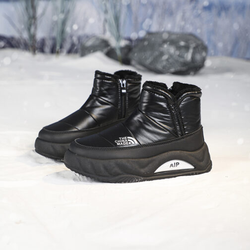 Kids Snow Boots Boys Waterproof Winter Sneakers