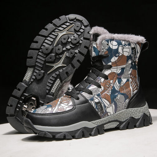 Kids Snow Boots Boys Winter Shoes Waterproof 10