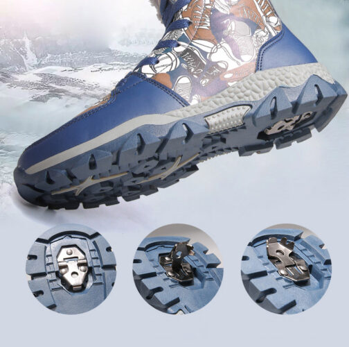 Kids Snow Boots Boys Winter Shoes Waterproof 14