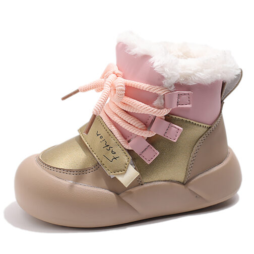 Kid’s Snow Boots Girls Boys Cute Winter Shoes